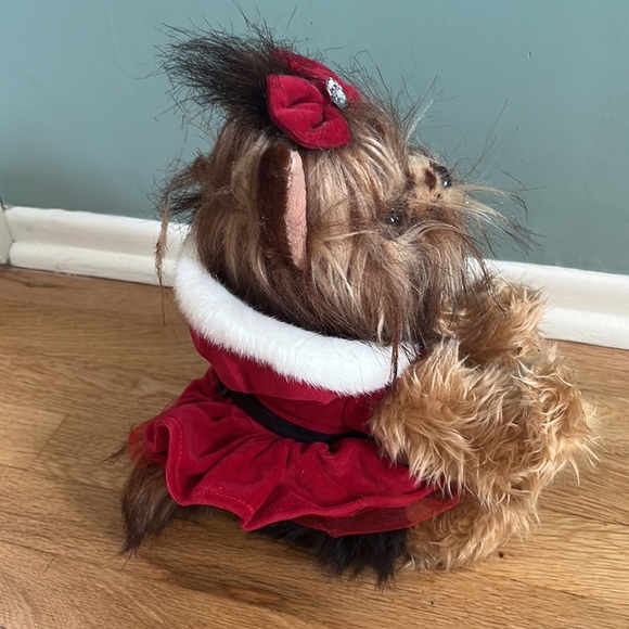 Holiday “Yuletide Yorkie” Plush - Picture 4 of 11